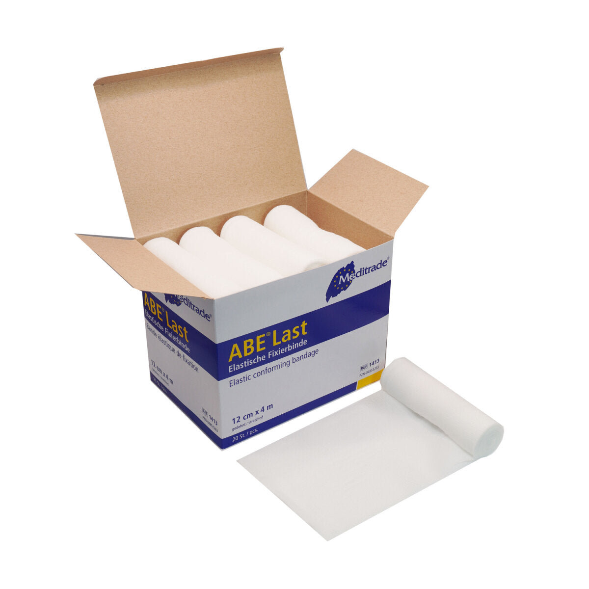 Meditrade ABE Last hochelastische Fixierbinde 6 cm x 4 m