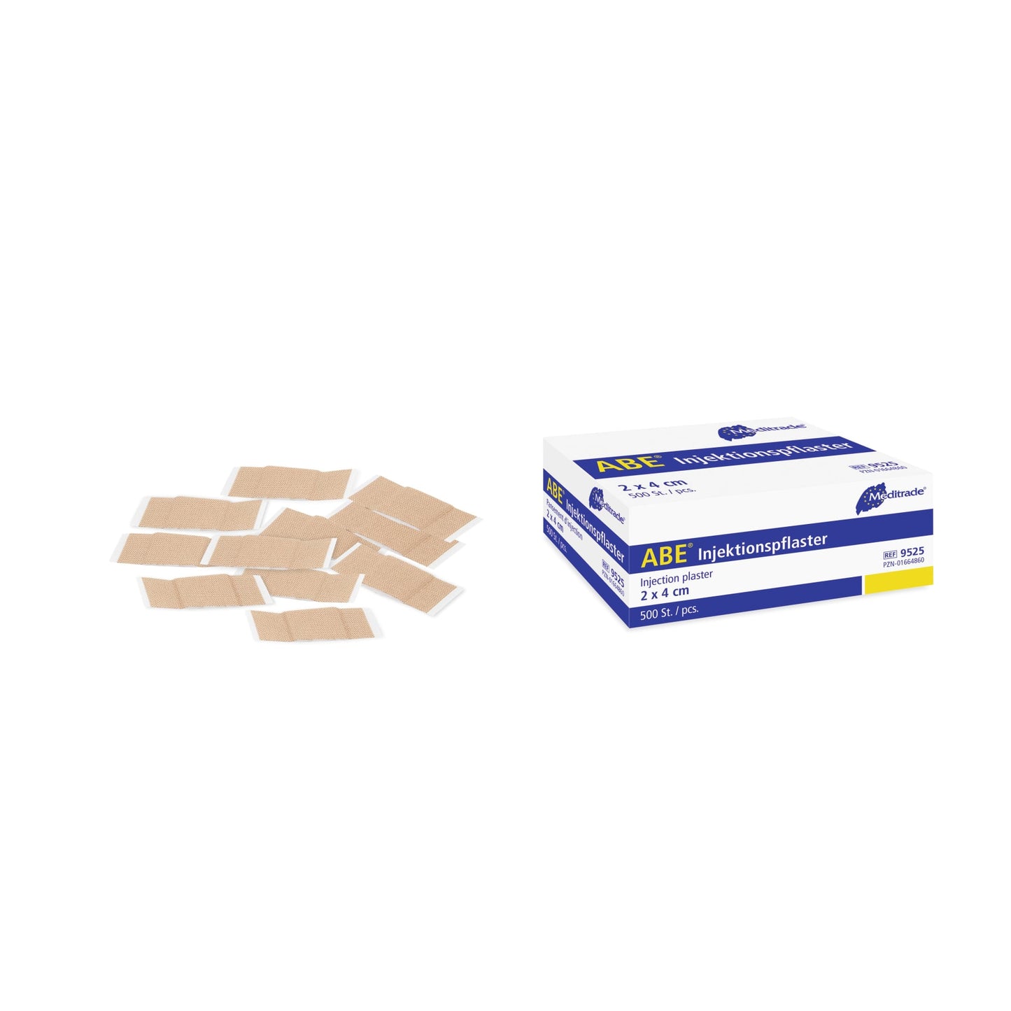Meditrade ABE® Injektionspflaster – 1 Packung = 500 Stück