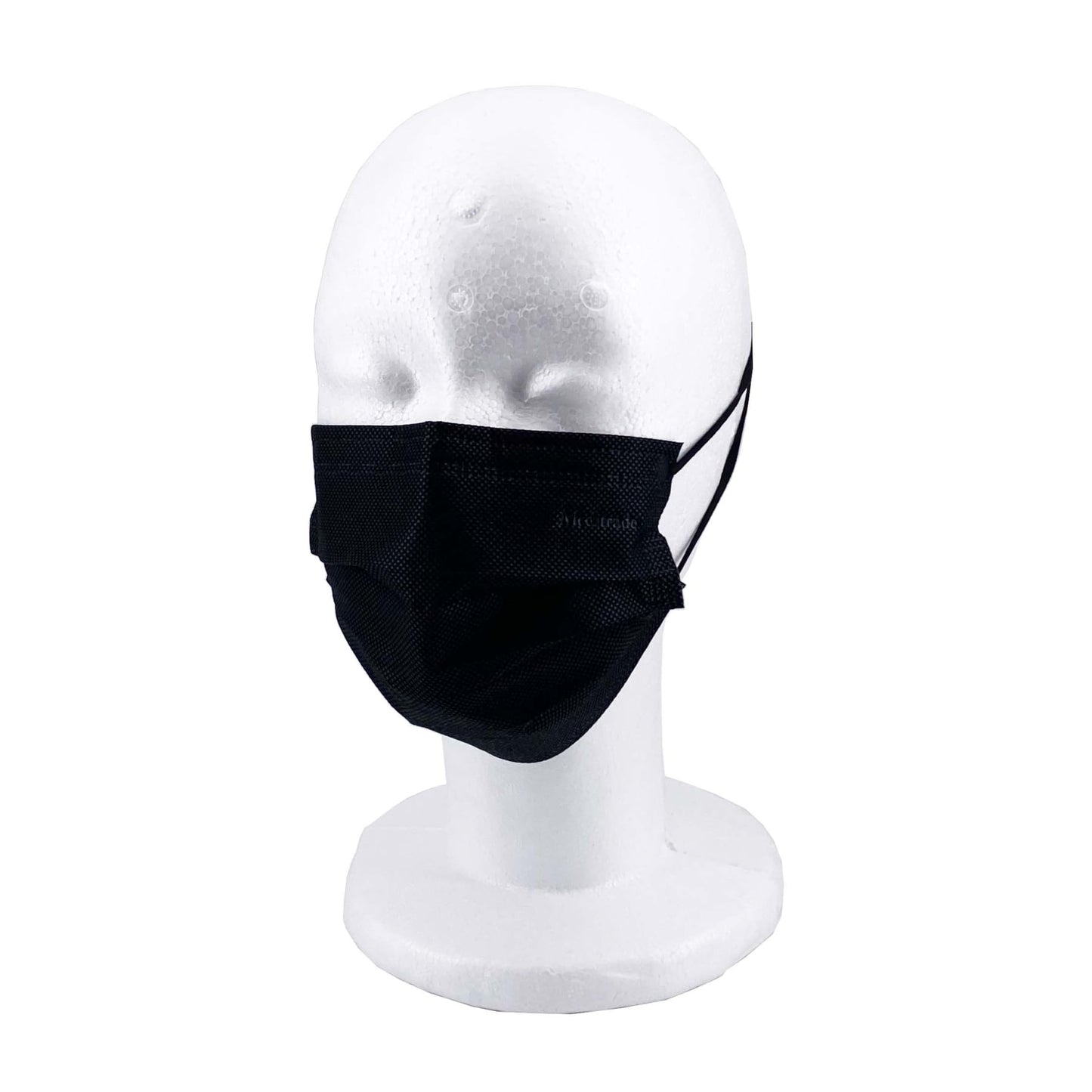 Meditrade medizinische Schutzmaske Typ II Protec Black / Schwarz, 3 lagig