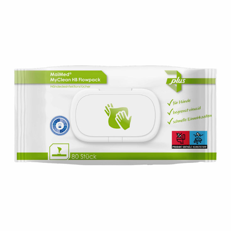 Händedesinfektionstücher MaiMed MyClean HB Flowpack